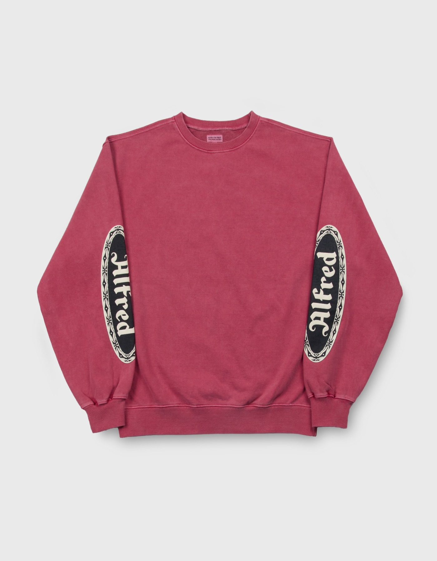 FRED PIGMENT CREWNECK / Red