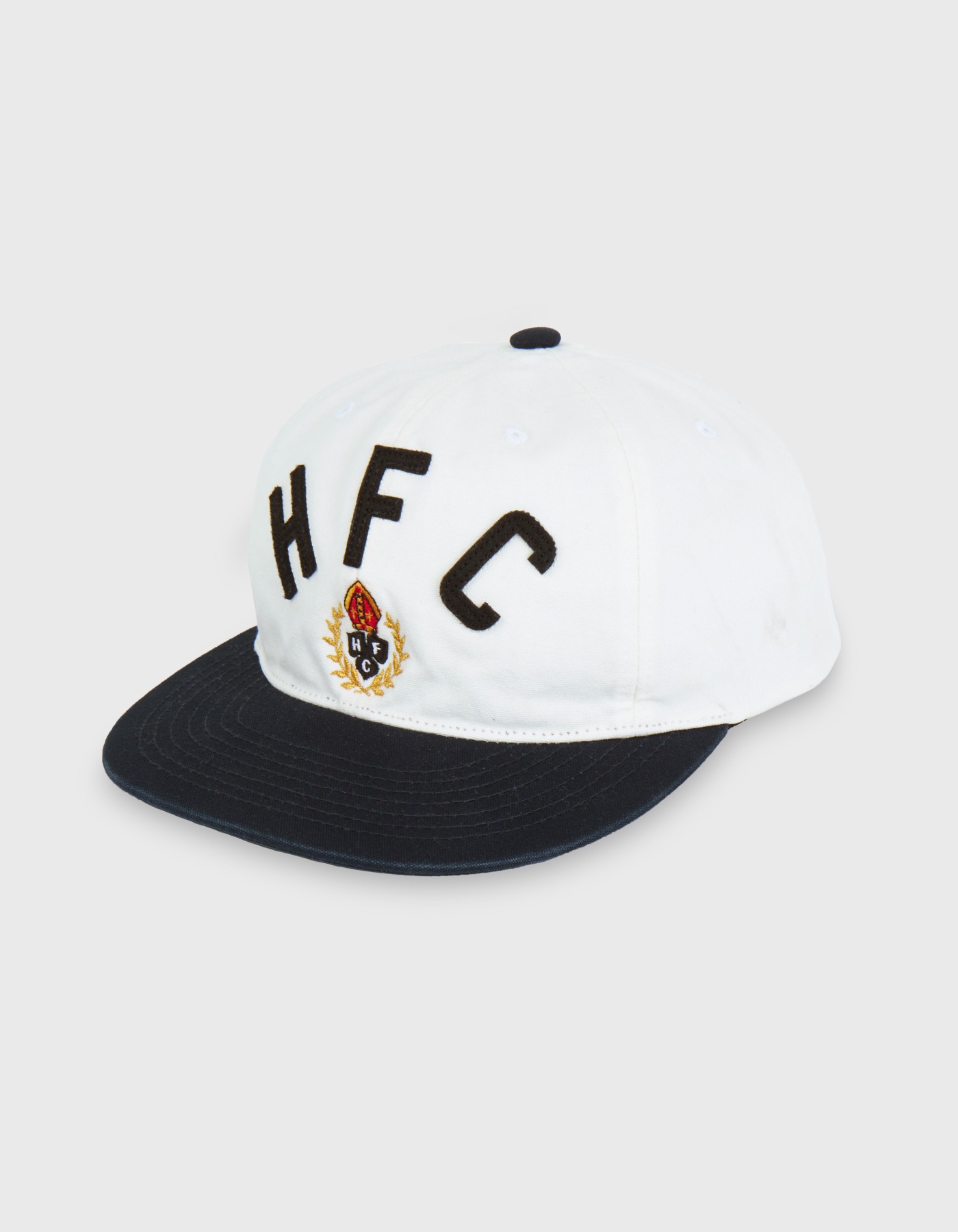 HFC FELT 6 PANEL CAP / White-Navy