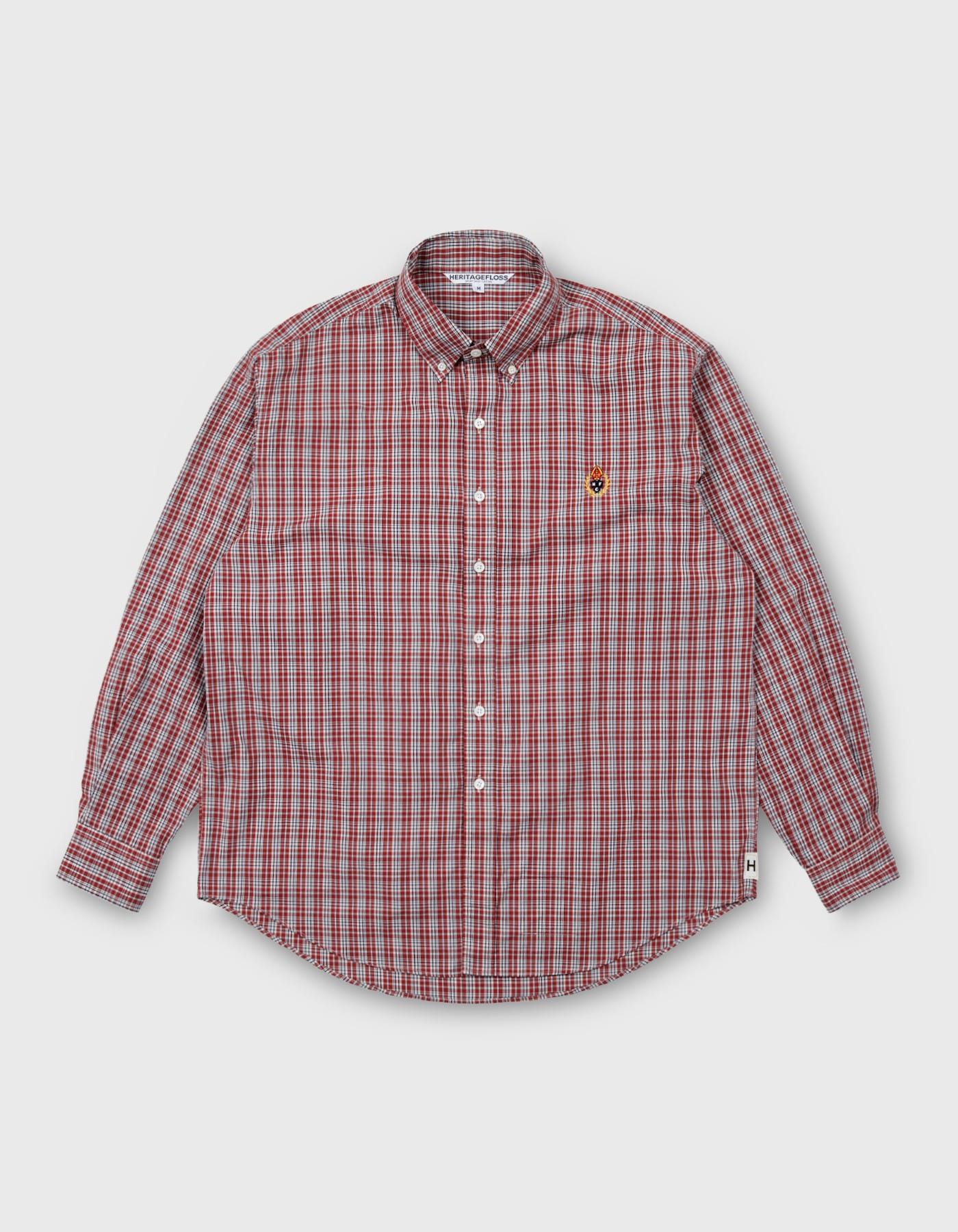 HFC CREST CHECKED SHIRT / Red-Black
