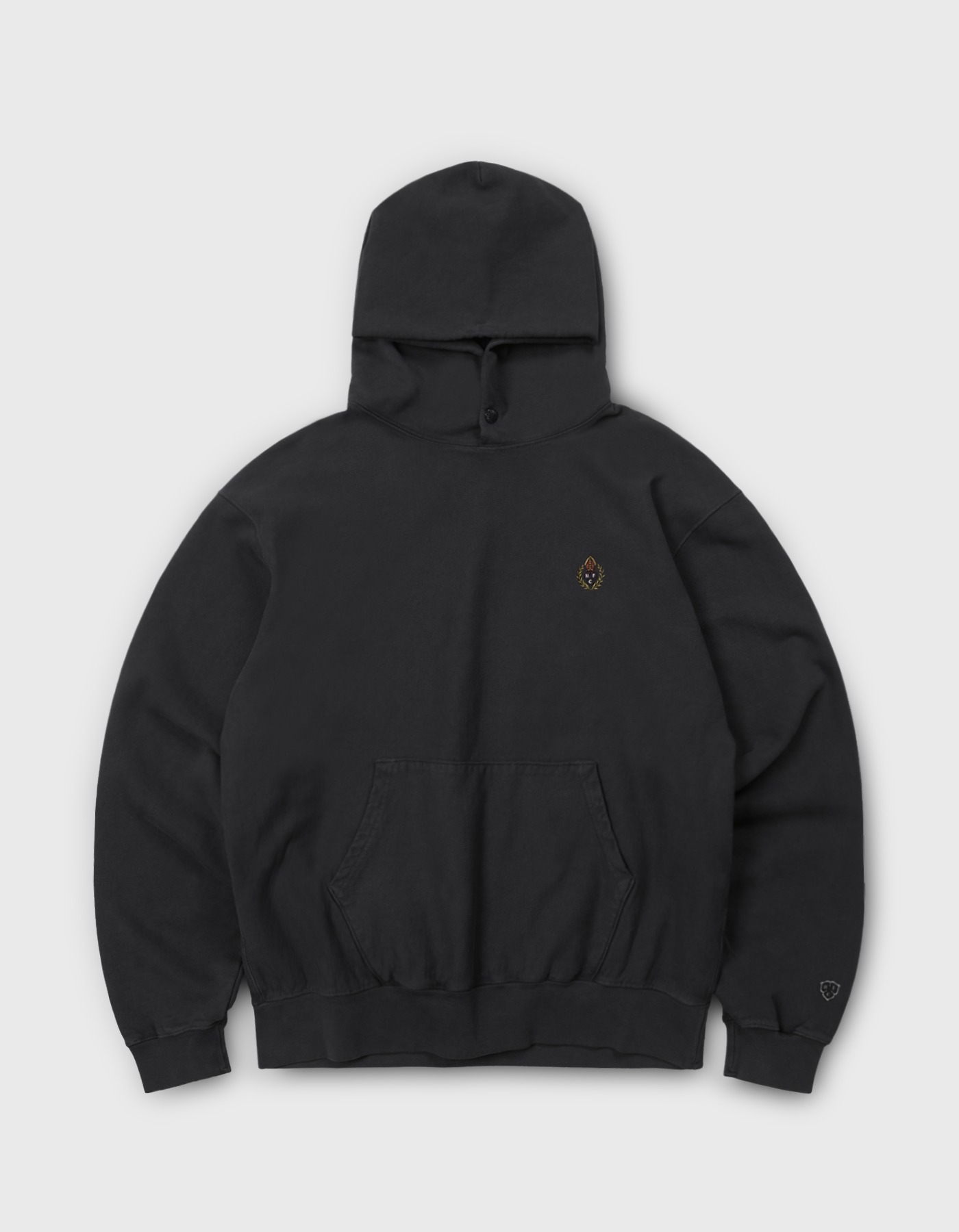 HFC CREST GYM HOODIE / Charcoal