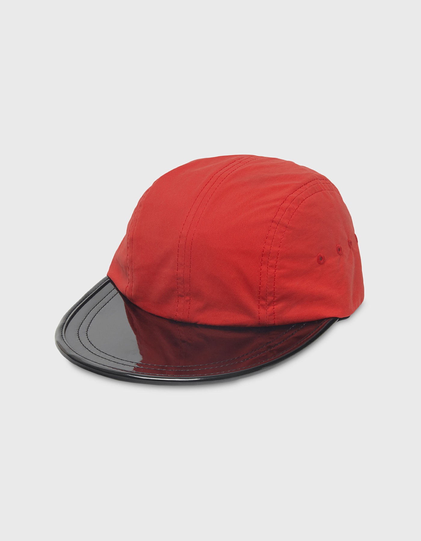 ENAMEL LONG BILL CAP / Red