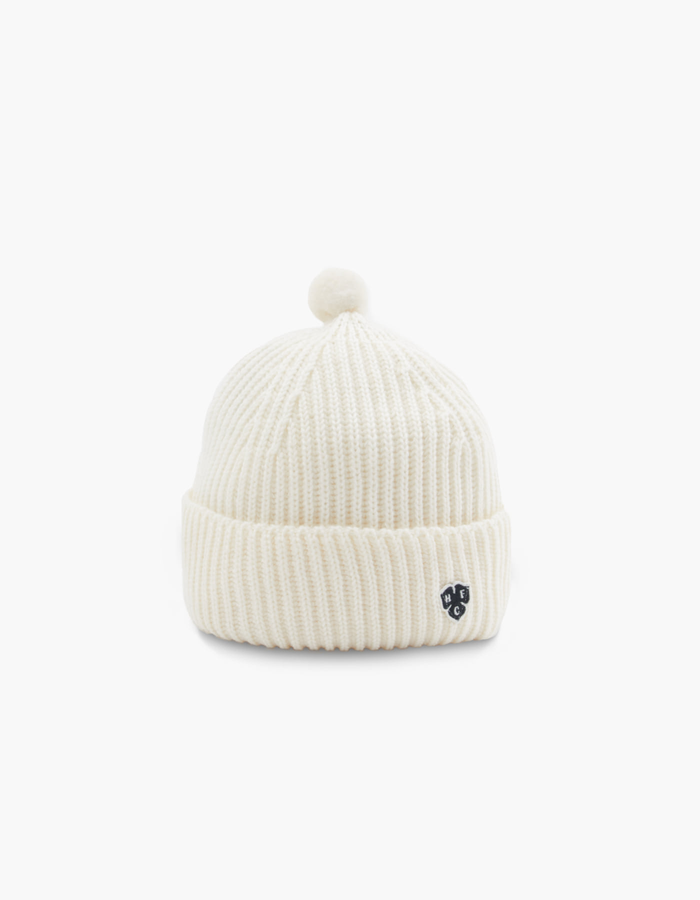 HFC CLOVER WOOL BOBBLE WATCH CAP / OFF WHITE