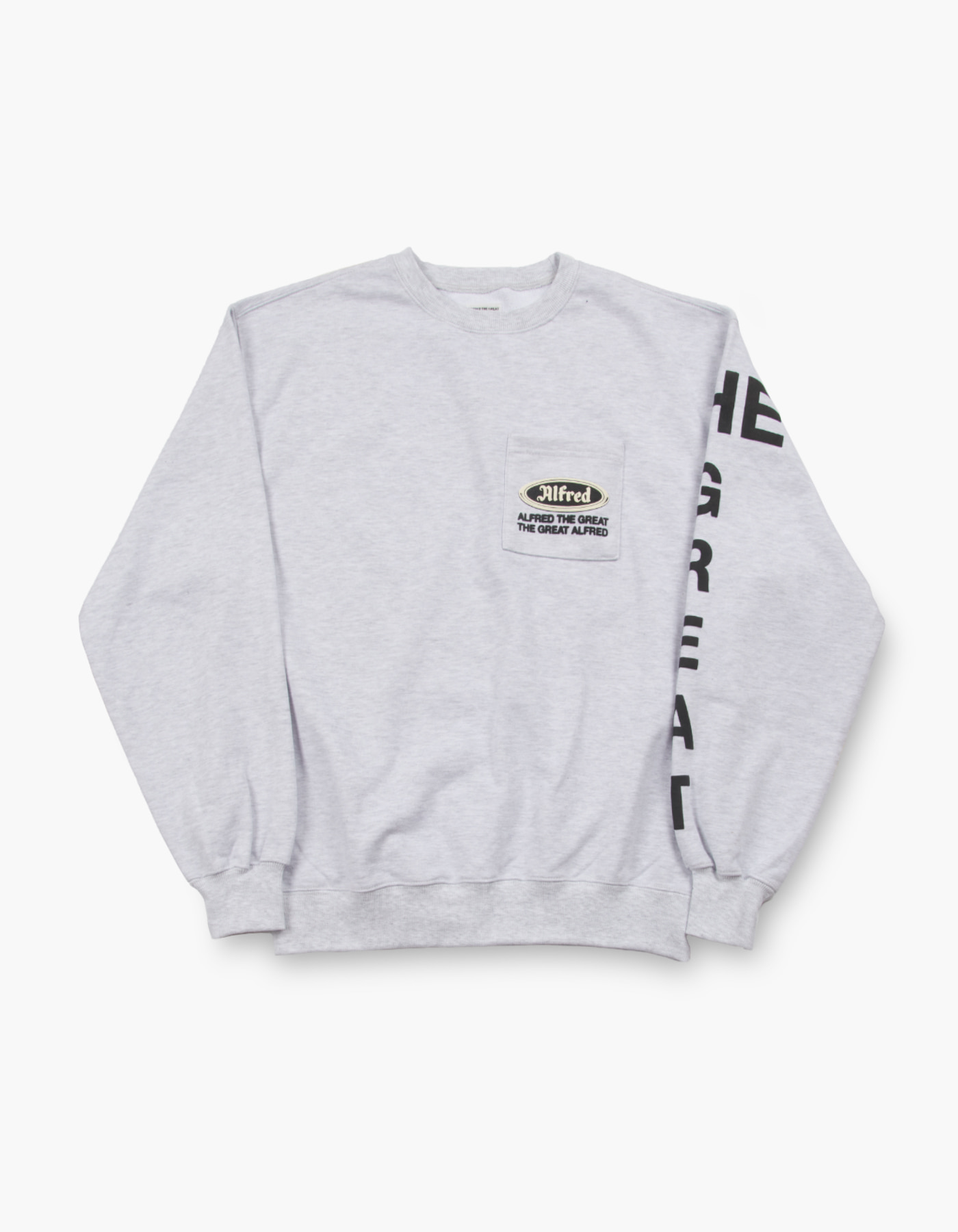FRED THE GREAT CREWNECK / M.GREY(1%)