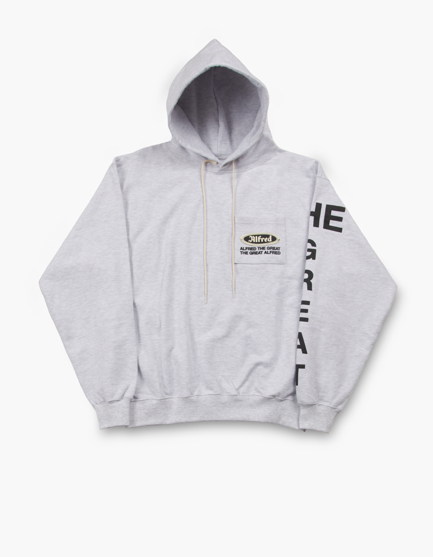 FRED THE GREAT HOODIE / M.GREY(1%)