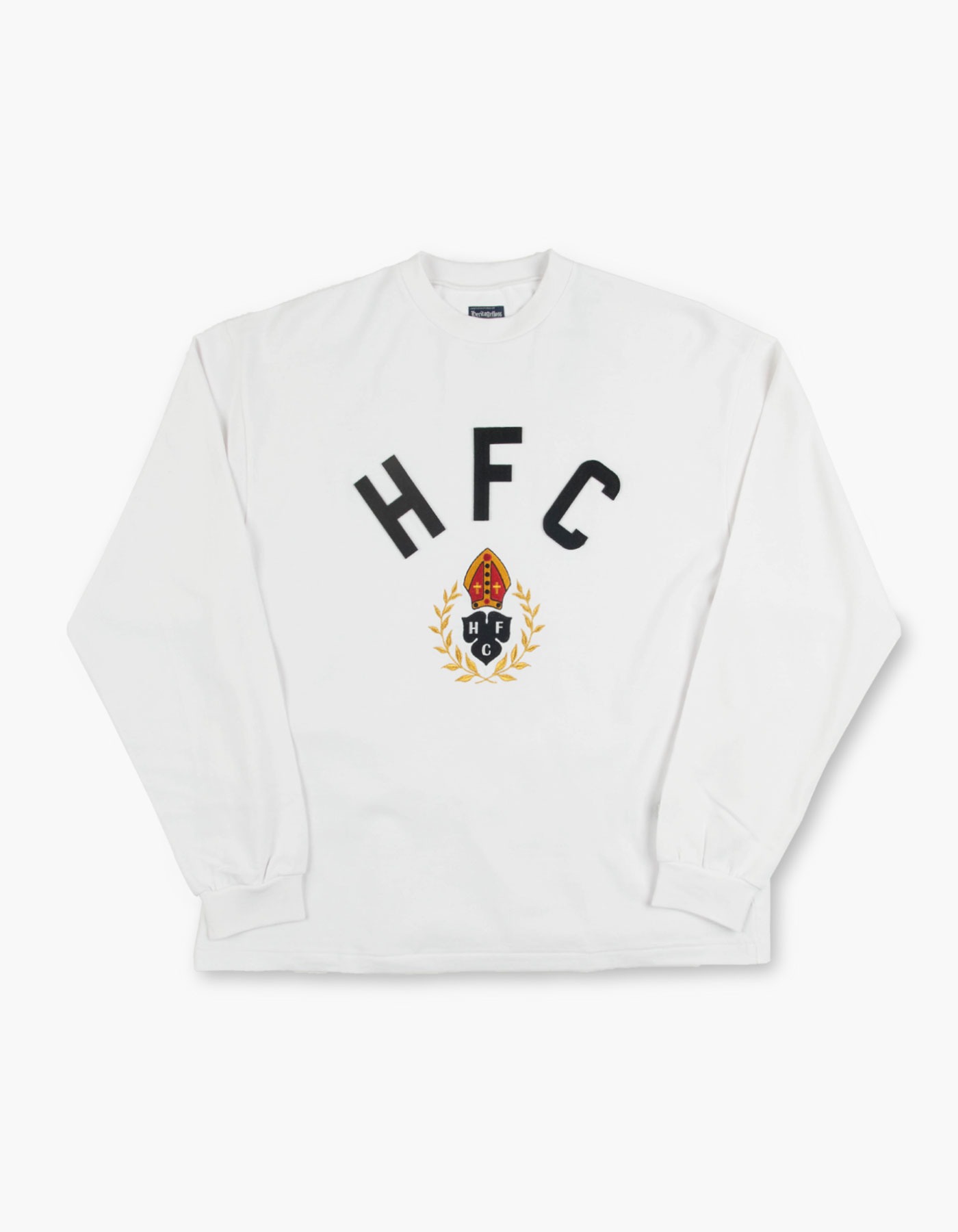 HFC CREST 10S COMPACT YARN MOC-NECK / WHITE