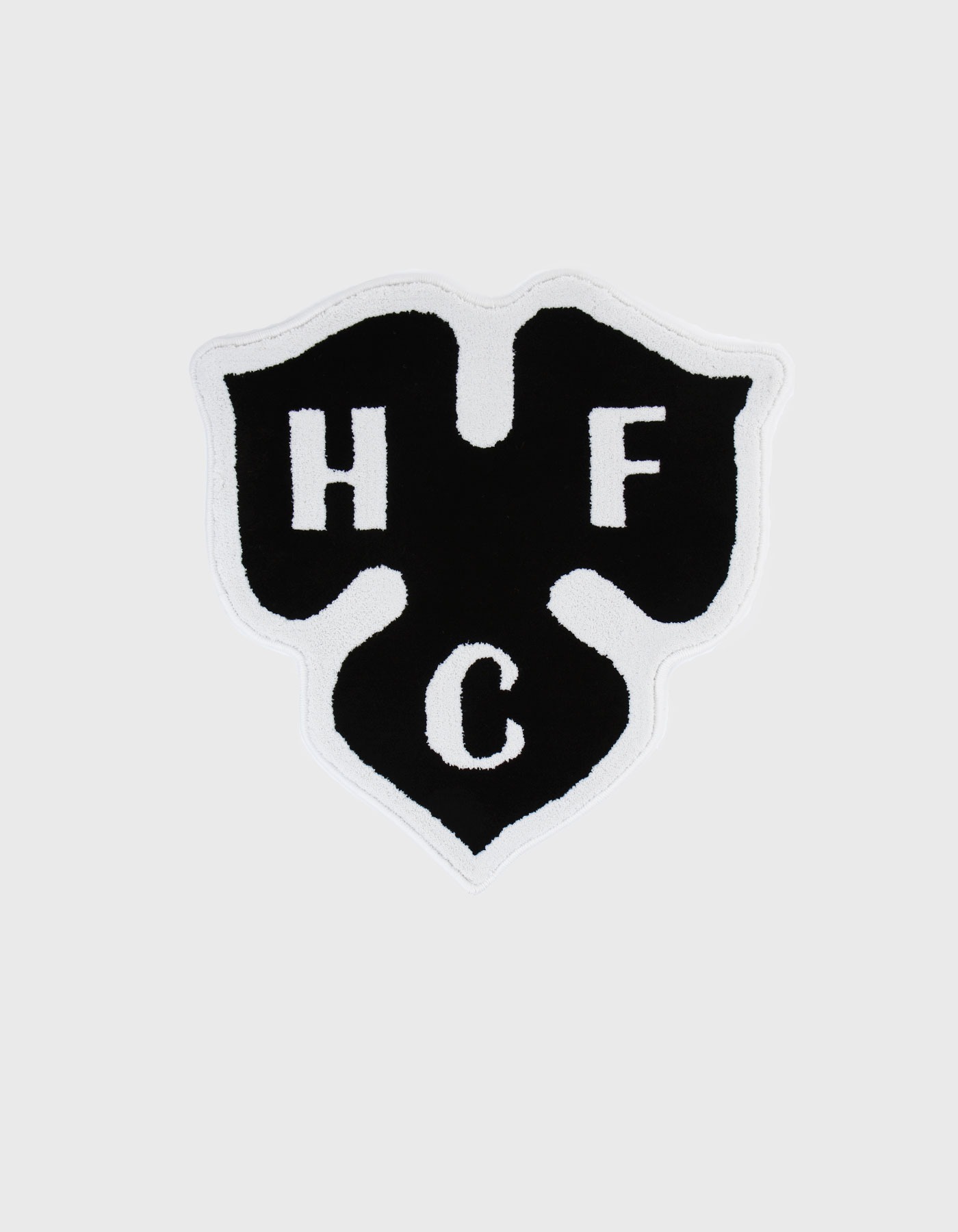 HFC CLOVER RUG / Black-White