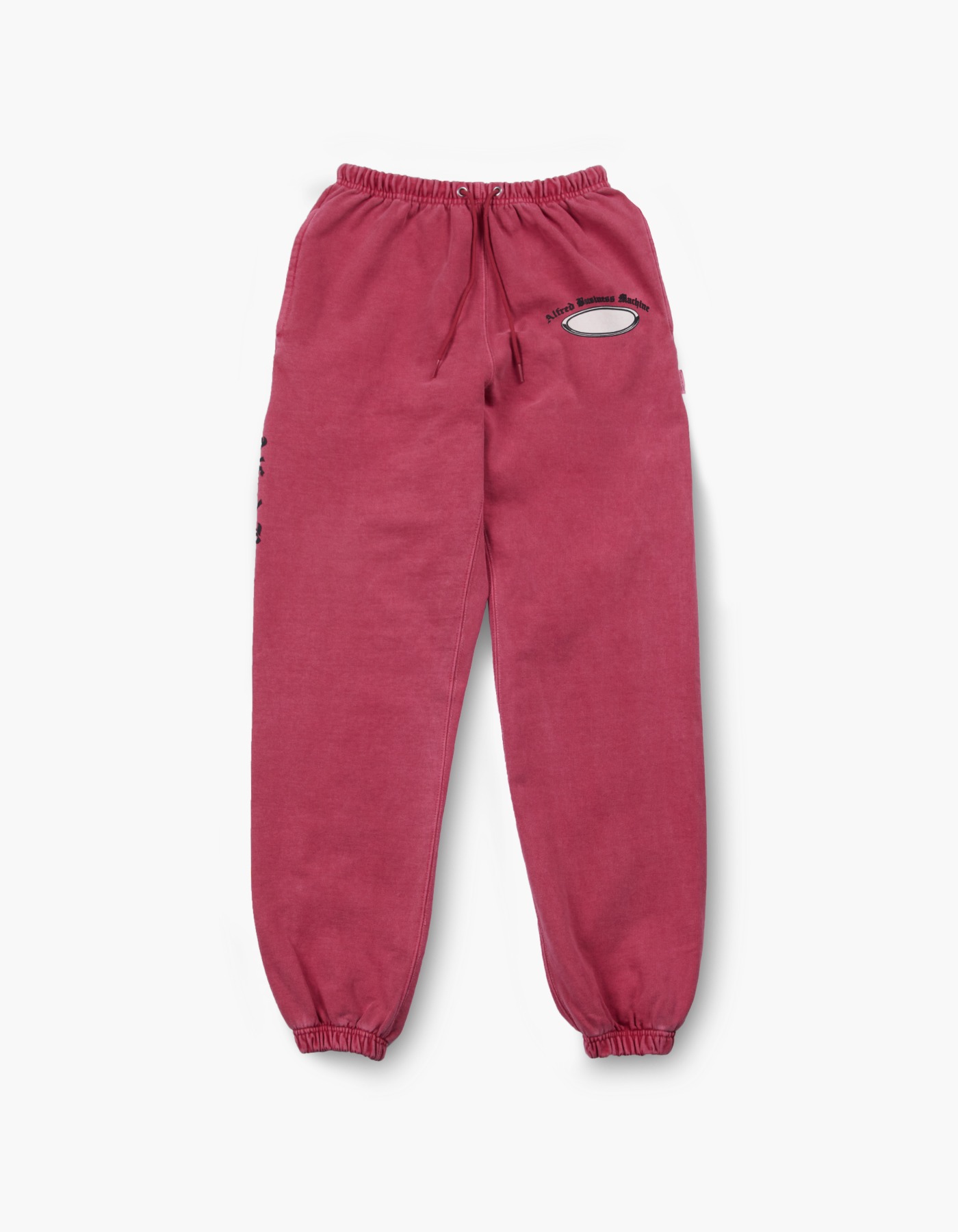 FRED PIGMENT JOGGER PANTS / RED