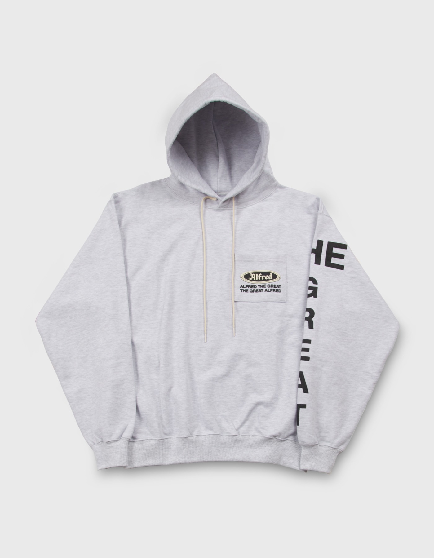 FRED THE GREAT HOODIE / M.grey(1%)
