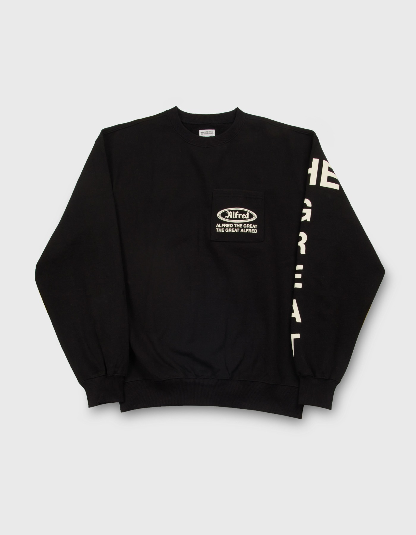 FRED THE GREAT CREWNECK / Black