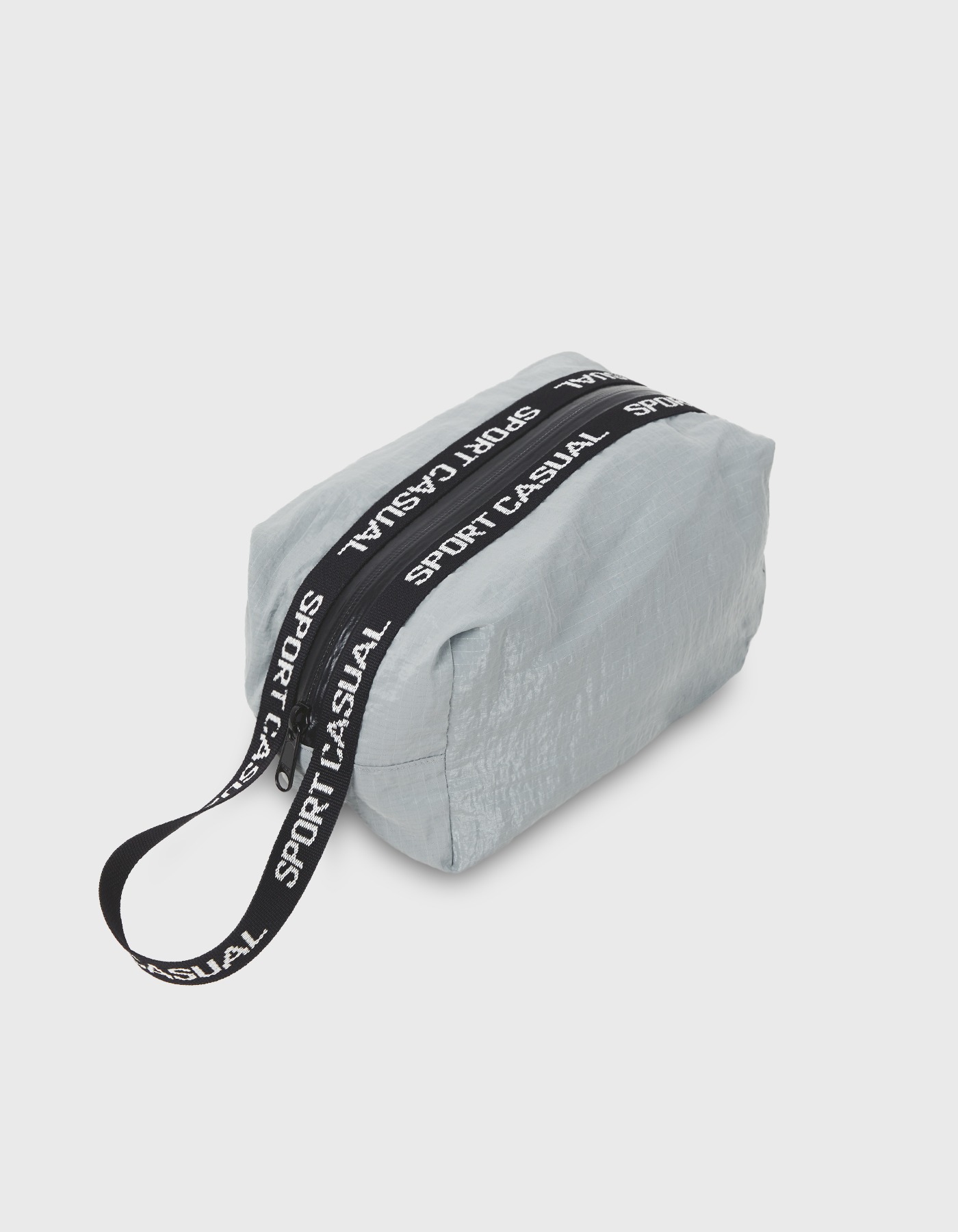 NYLON RIPSTOP WASHER SPORTS POUCH / Grey