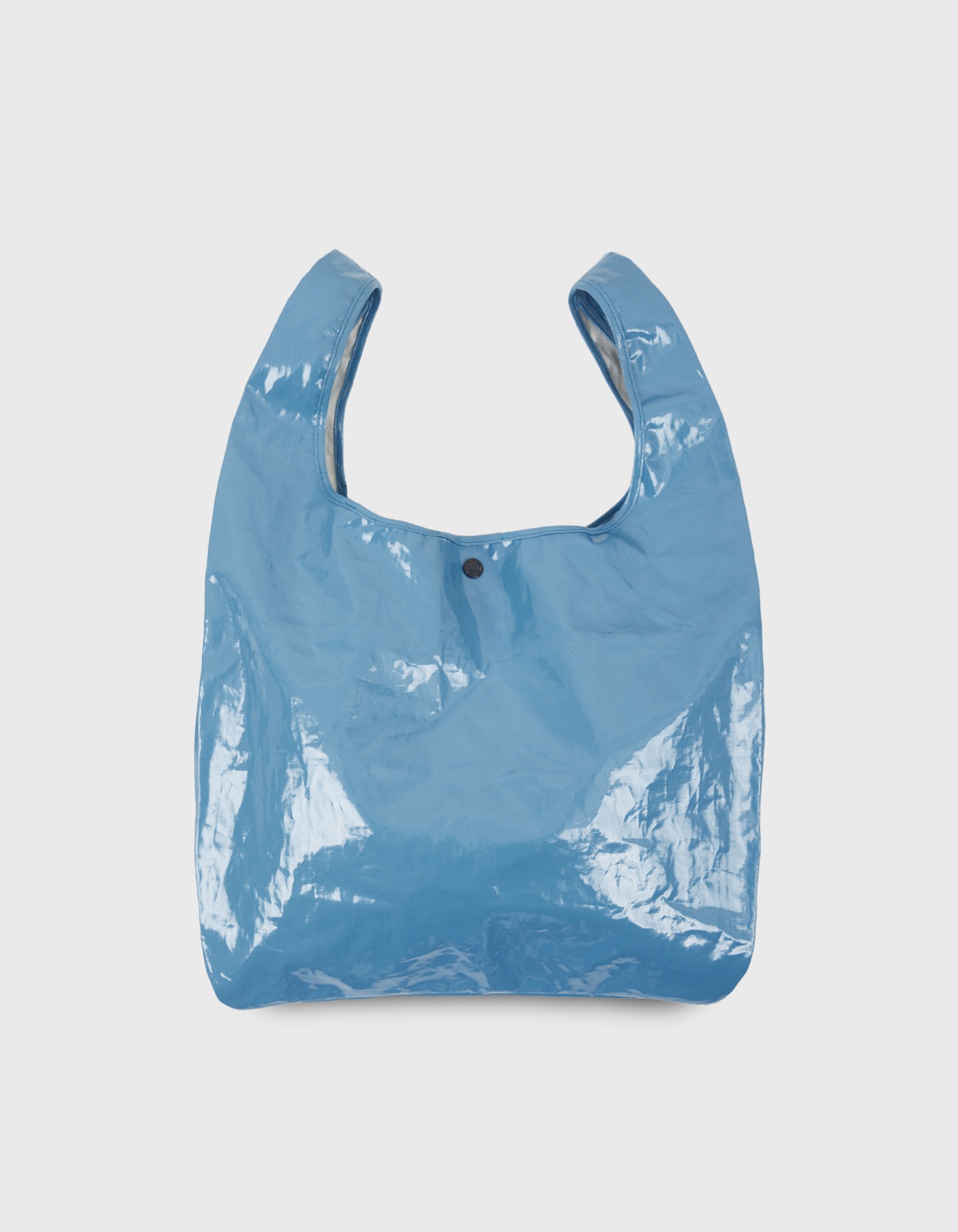 PATENT PLASTIC BAG / Sky Blue