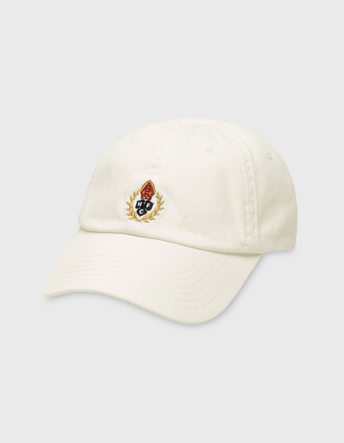 CREST TWILL WASHED CAP / Off White