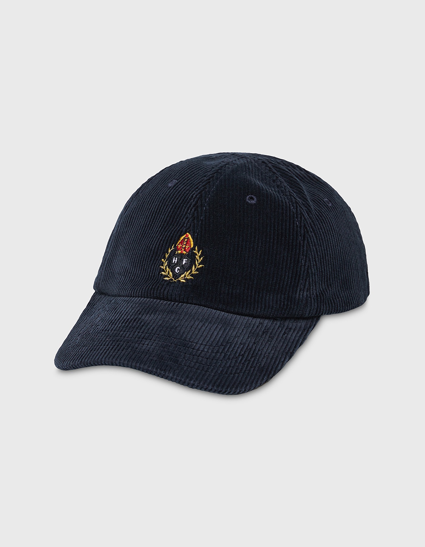 CREST CORDUROY CAP / Navy