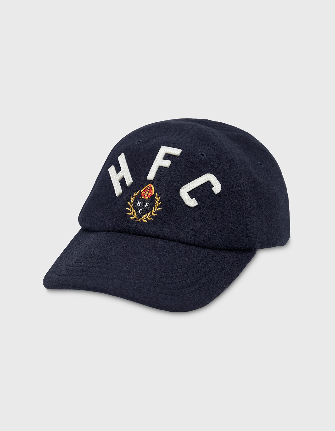 HFC CREST FELT WOOL CAP / Navy
