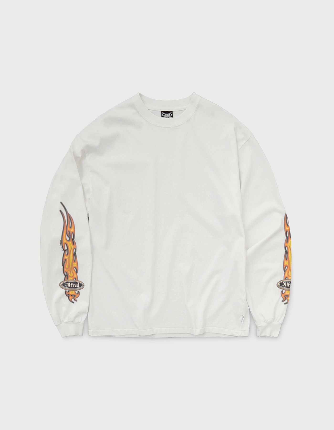 FRED FLAME LONG SLEEVE / White
