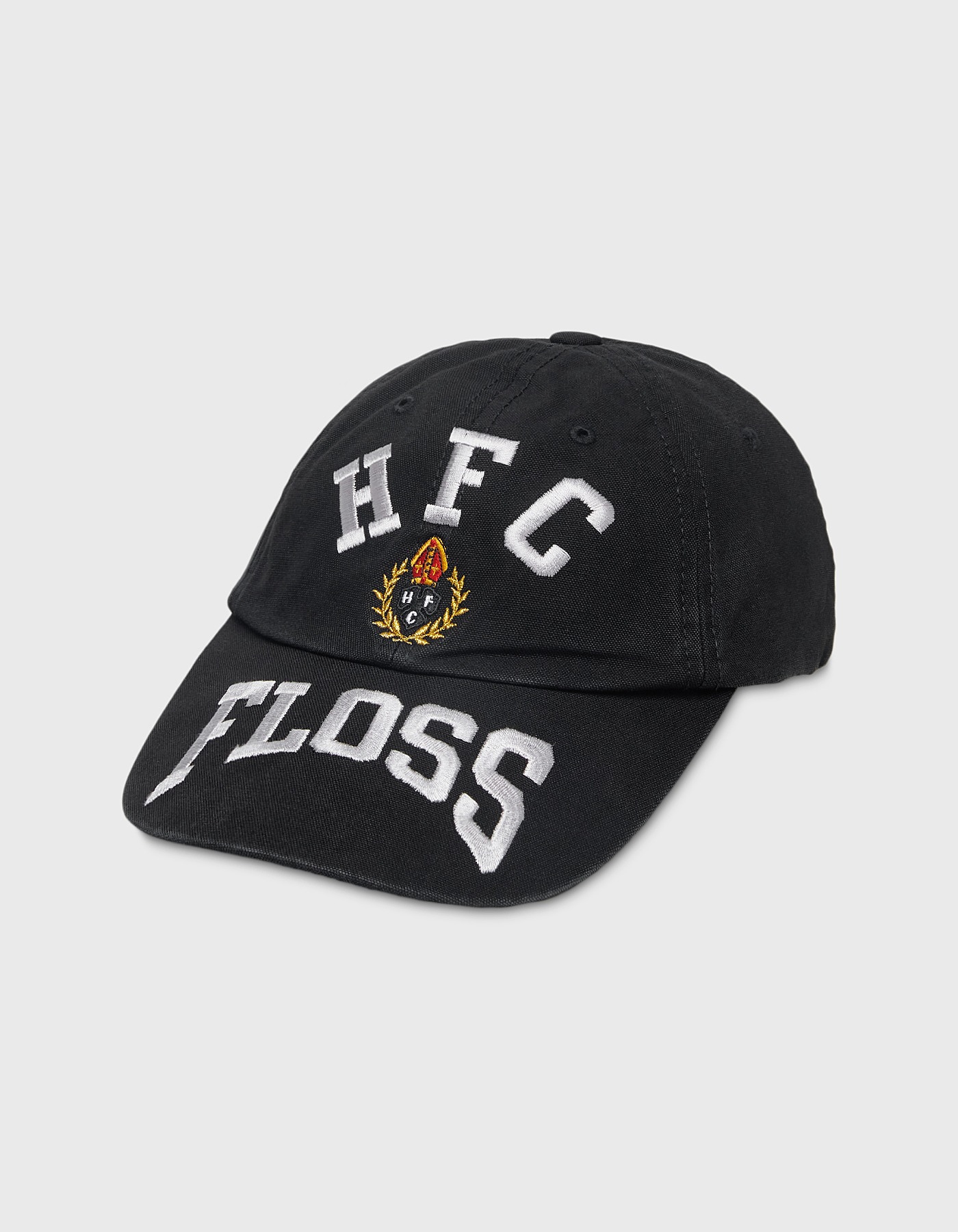 HFC CREST 6 PANEL CAP / Black